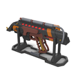 3.png Flame Gun - Legends Of Tomorrow - Printable 3d model - STL + CAD bundle - Personal Use