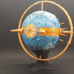 20210809_201019.jpg Free STL file Stand for 01Studio Cell Planet Mode・3D print object to download