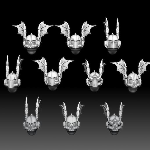 Knights of the Haunt Elite Helmets