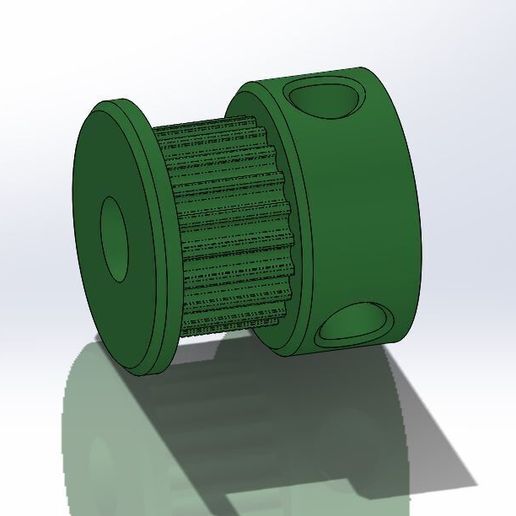 20T5mmGT2.jpg PARAMETRIC GT2 PULLEY 20T 5MM - STL
