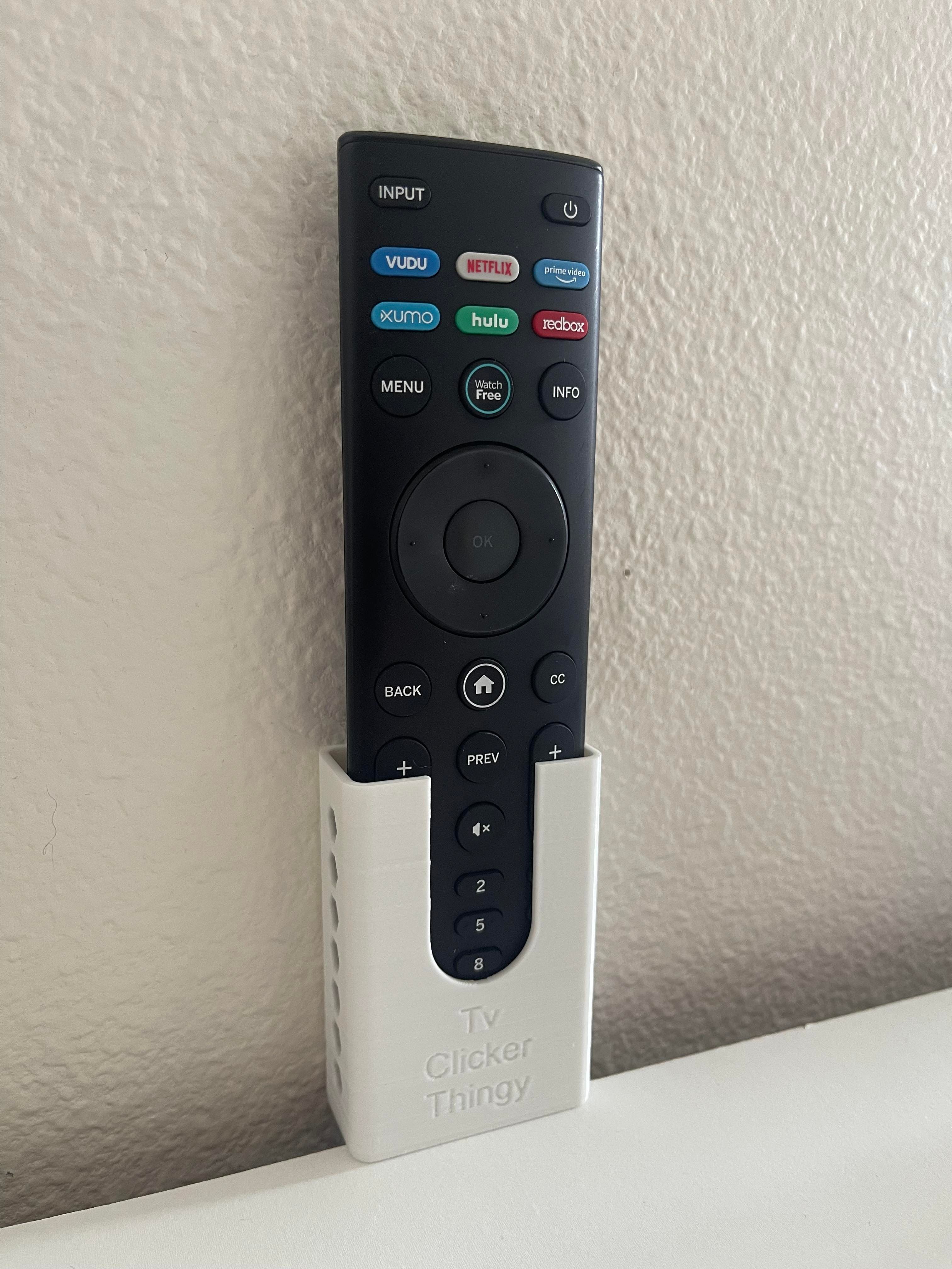 Free STL file Vizio remote control holder・3D printing template to