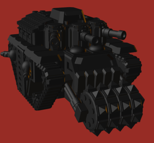 Ork Battle Fortress - 3D model önizlemesi