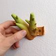 04.jpg STL file Wall coat hook “caliendrum coral”・3D printable model to download