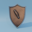 Shield-1-back.png Medieval miniature shield weapons