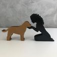 WhatsApp-Image-2023-01-04-at-11.12.59.jpeg Girl and her Labrador Retriever (wavy hair) for 3D printer or laser cut