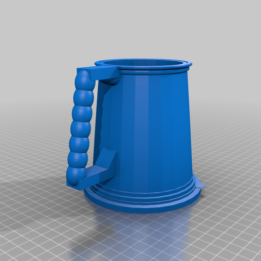 Medieval tankard v1 3D model
