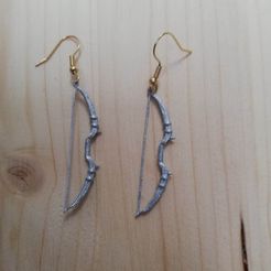 317686972_853805519289863_6826860342629261916_n.jpg STL file Weapon/ttrpg ear ring Set・Template to download and 3D print