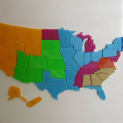 states.jpg Archivo 3D gratis Estados Unidos Juego de puzzles magnéticos・Plan imprimible en 3D para descargar
