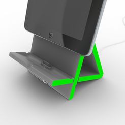 4.jpg Free STL file Apad | Variable Angle Ipad Dock・3D printing design to download