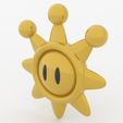 Shine-Render-7.jpg Shine Sprite - Mario series 3D Print Model