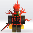 1x-infer1.png Forsaken Infernum 1x1x1x1 Roblox 3D Model STL Multipart No Support Fanart