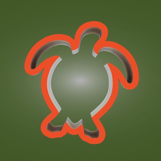 черепаха-1.jpeg Archivo STL CORTADOR DE GALLETAS (TORTUGA) / CORTADOR DE GALLETAS (TORTUGA)・Idea de impresión 3D para descargar, DashaV