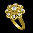 12.jpg Unique Round Diamond Cluster Engagement Ring