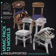 mimic-pack-6.jpg Furniture Mimics - Mimics Vs Ninjas - PRESUPPORTED - Illustrated and Stats - 32mm scale