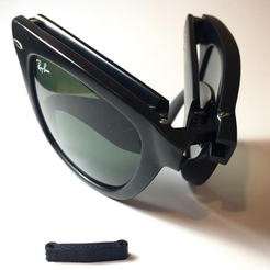 rayban 2.png STL file RayBan spare part・Model to download and 3D print