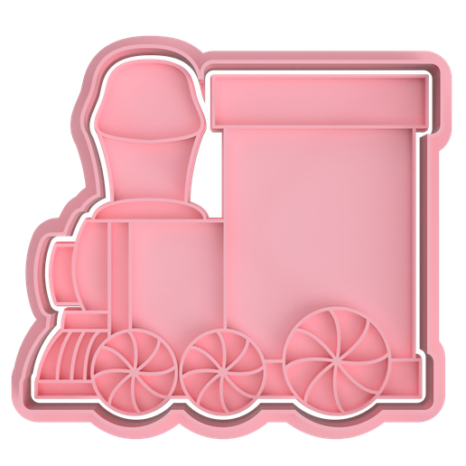 TRAIN CUTTERS FOR COOKIES AND FONDANT 3D model