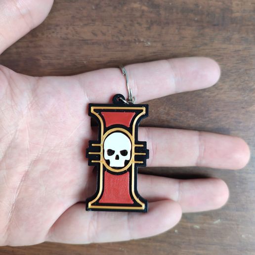 Inquisitorial-Rosette-printed-keychain.jpeg Inquisition WH40k keychain