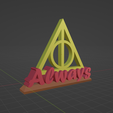 a.png Harry Potter Snape Deathly Hallows Always Sign