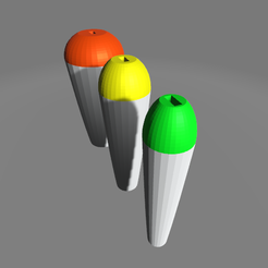 Splavek-V-Ice-cream.png STL file Fishing Float / Floating Lure ! color by layers・3D print design to download
