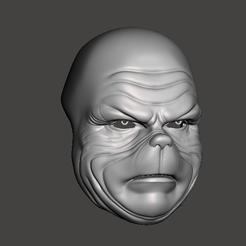 grinch.png Archivo OBJ Máscara Grinch con ojos de led・Modelo de impresora 3D para descargar