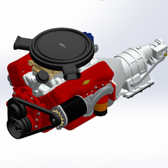 409B.png 3D-Datei Chevy 348/409 W-Block Motor im Maßstab 1/24 (STOCK)・3D-druckbare Vorlage zum herunterladen, Scale_Auto_Model_Works