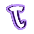 J_Ucase.stl naruto - alphabet font - cookie cutter