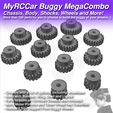 MRCC_Buggy-MegaCOMBO_12.jpg MyRCCar OBTS Buggy Mega COMBO, including Chassis, Body, Shocks, Wheels, HEX, and Motor Pinions