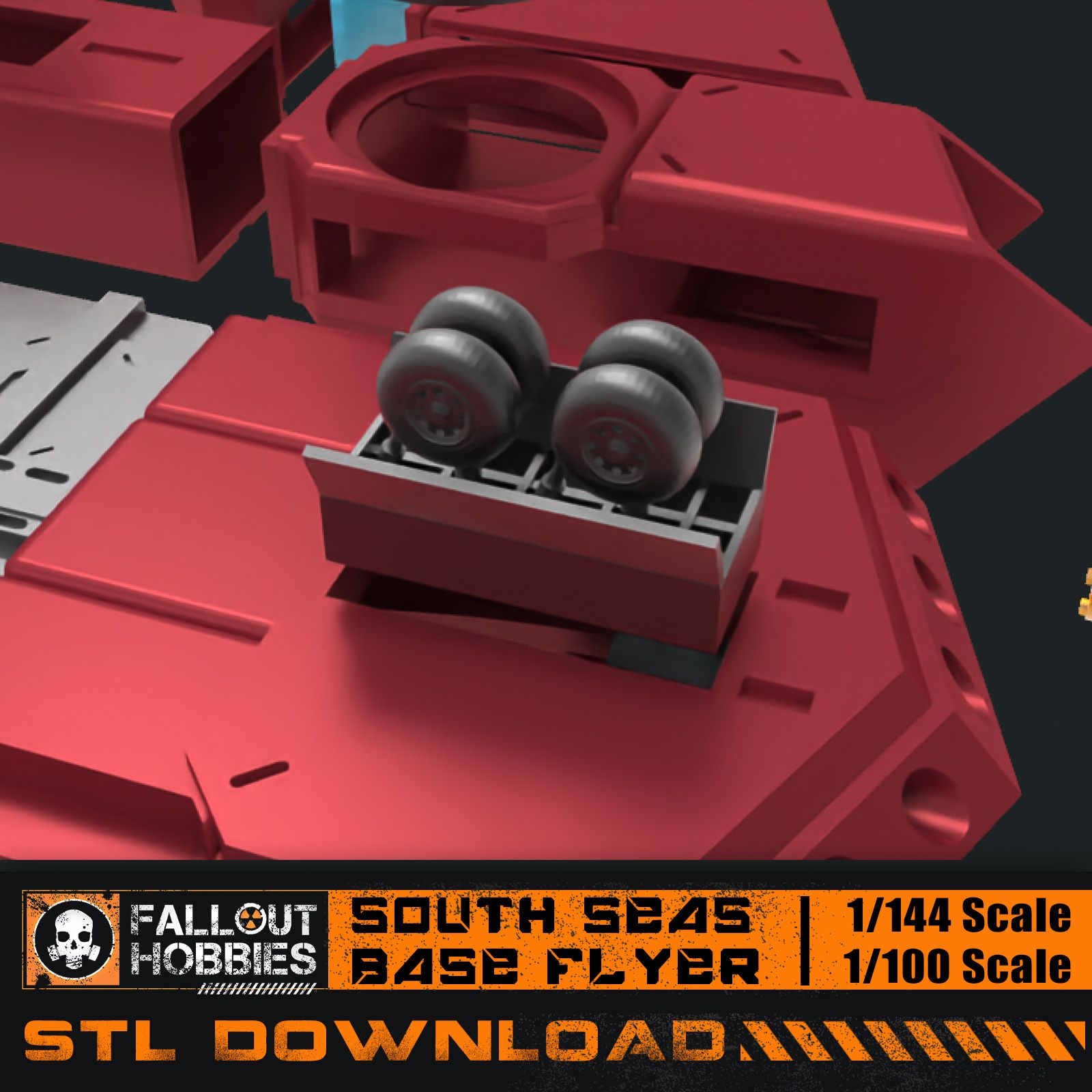 South-Seas-Base-Flyer-7.jpg 3D-Datei Südsee Base Flyer 1/100 1/144・3D-druckbares Modell zum herunterladen, FalloutHobbies