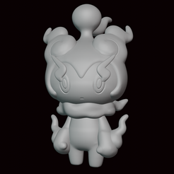 Marshadow.png STL-Datei 802- Marshadow Pokemon Figur・3D-Druckvorlage zum Herunterladen