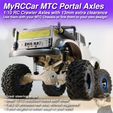 MyRCCar MTC Portal Axles 1/10 RC Crawler Axles with 13mm extra clearance Use them with your MTC Chassis or link them to your own design! eee ] | a eee " | ie ees it ] | f : I sponta ll A ' ml syn nln I , ) . a ae | o Fi uC Pa EK Welle TT JULTY IL eae lem Cal GAIC: WEEE ® 12° hele i ® 4°) gi -o~y Ph AOU TAR he) Ohm ler y ee te) pole im oteiiiel MyRCCar MTC Portal Axles, 1/10 RC Crawler Axles with 13mm extra clearance