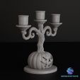 03aa.jpg Halloween Candelabra 3-Part Pre-Supported