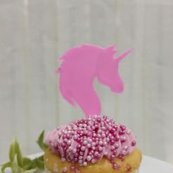 barbie-Unicorm.jpg Archivo STL Barbie Mini Cake Topper - Unicornio・Plan de impresión en 3D para descargar
