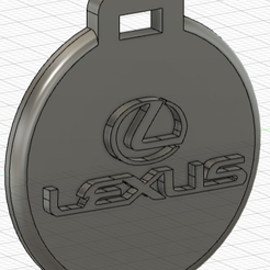 Lexus-1.png Pendentif porte clé Lexus / Lexus key ring ornament