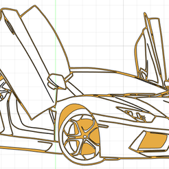 lamborghini6.png STL file Lamborghini 2D・3D print design to download, jourdainegauthier