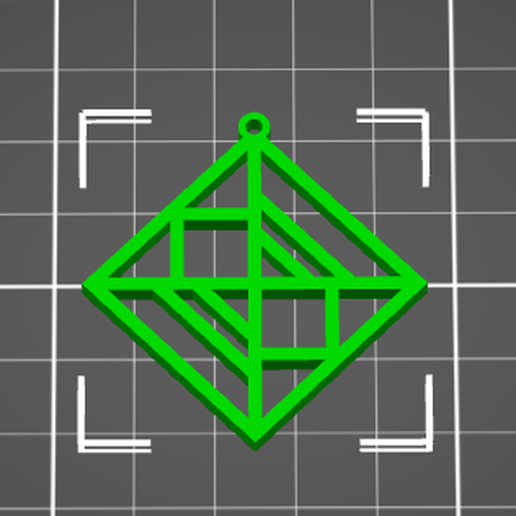 MODERN EARRINGS, PENDANT FOR NECKLACE, JEWELRY, CHARM 3D model