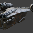 razor-crest-2.png Razor Crest 3D Model - Bounty Hunter's Legacy STL