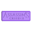 CARTEL_2.stl Letras y Números ASSASSINS CREED | Logo