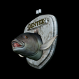 Dentex-head-trophy-13.png fish head trophy Common dentex / dentex dentex open mouth statue detailed texture for 3d printing