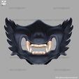05.jpg Wolf Face Mask Cosplay - High Quality Details 3D print model