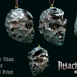 6.png Attack on Titan War Ha Me R Titan Pendant Ready to 3D Print 3D print model