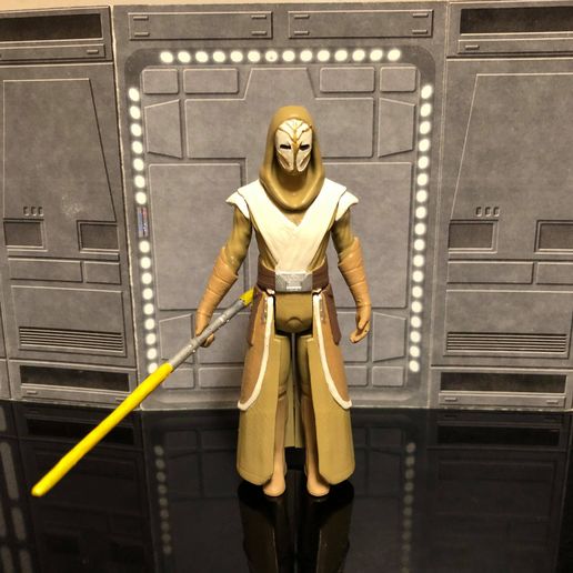 ⭐ STAR WARS JEDI TEMPLE GUARD, CUSTOM ACTION FIGURE, 3.75