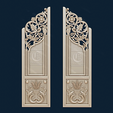 3.png Doubled - Winged Door - Digital files for CNC Router in STL format