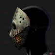 001c.jpg Jason Voorhees Mask - Friday 13th Movie 1988 - Horror Halloween Mask