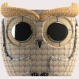 frente.jpg Cute owl Pot model 4