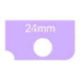 24mm.stl メートル法用半径ゲージセット