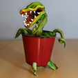 3dPrintedManEatingPlant.png Personalizable Hombre Comiendo Planta