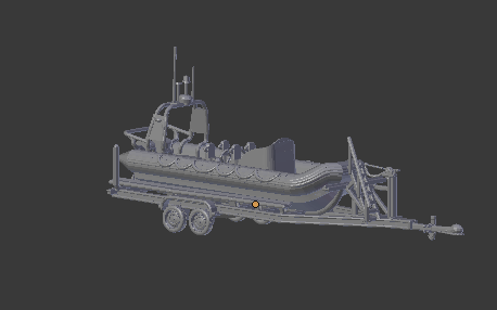 trailer and boat