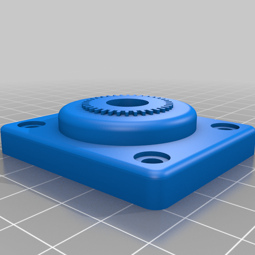 quadlock ram AMPS plate adapter 3D model