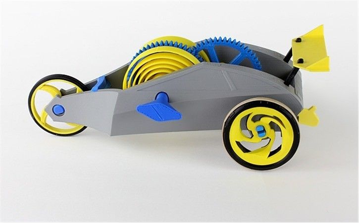 g_QS2XYUL59U.jpg Бесплатный STL файл Wind-Up Racer・Идея 3D-печати для скачивания, Dadddy