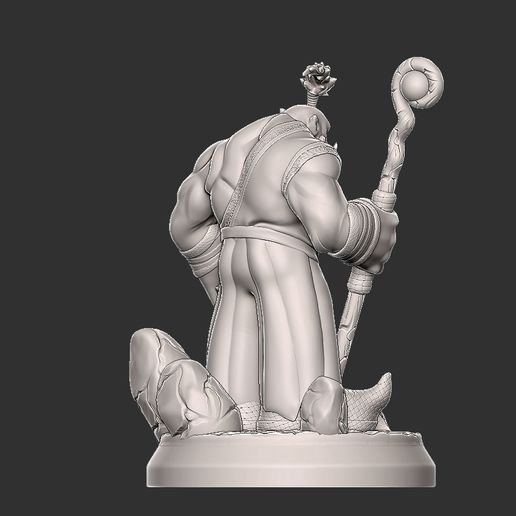 ZBrush-Document5.jpg Wizard orc miniature